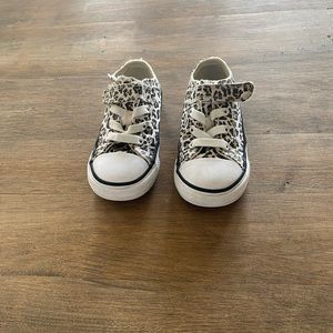 Toddler girls Cheetah Converse